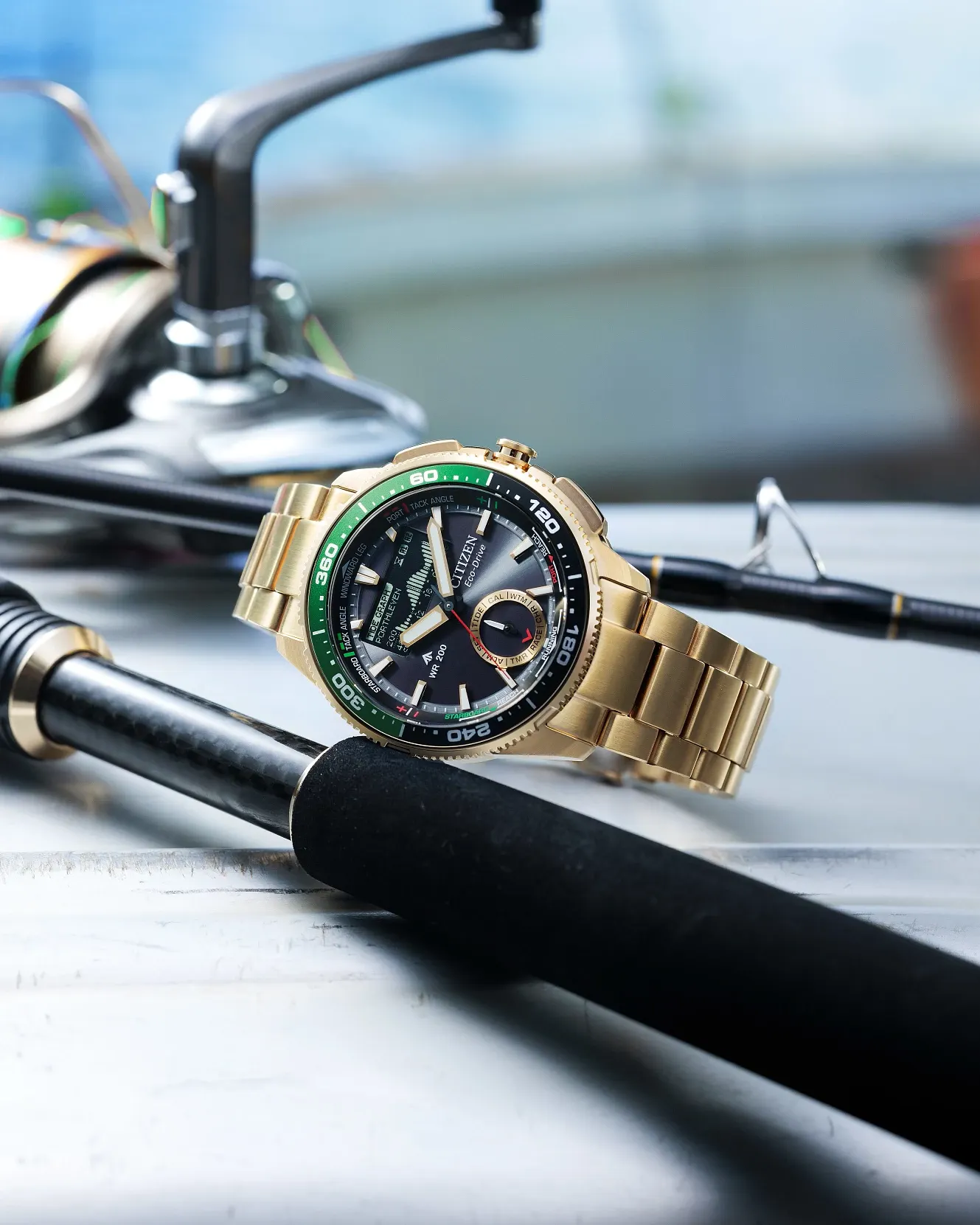 Promaster WaveTracker Black Dial Stainless Steel Bracelet JV3002